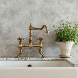 Nostalgische keukenkraan Brons V1979BRST