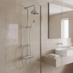 Huber Croisette Thermostatische Doucheset Brons 390.CS01H.BA