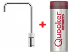 Quooker Nordic Square Chroom PRO3 Kokend water 3NSCHR