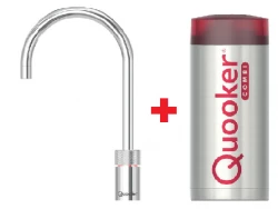 Quooker Nordic Round Chroom COMBI+ Kokend water 22+NRCHR
