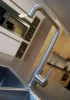 Lorreine Medway keukenkraan volledig roestvrijstaal met draaibare uitloop