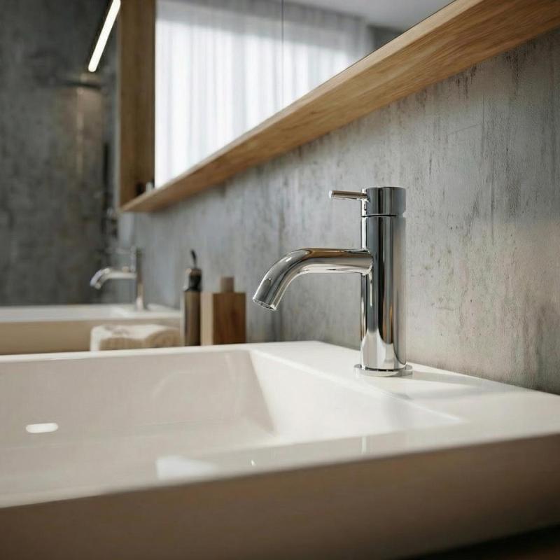 Waterevolution Flow wastafelkraan chroom T11001