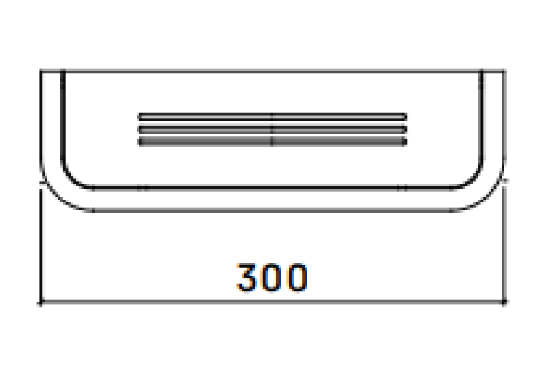 Waterevolution Flow planchet vrijhangend mat wit A128BR