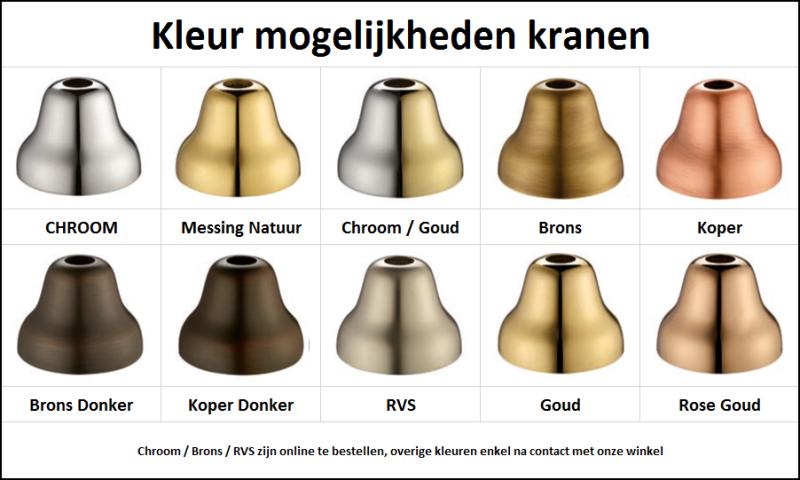 PB klassieke kraan inbouw doucheset met sterknoppen RVS 1208855352