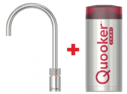 Quooker Nordic Round RVS COMBI+ Kokend water 22+NRRVS