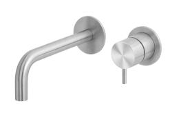 Waterevolution Flow inbouw wastafelkraan volledig RVS T116BIEV2 met uitloop 15cm