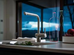 Franke massief rvs Keukenkraan Atlas Neo draaibare uitloop 115.0521.435