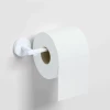 Clou Flat Toiletrolhouder L-vorm zonder klep mat wit compositie