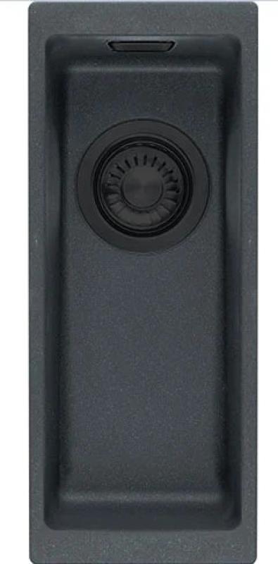 Franke Black kunststof zwarte spoelbak 16x41cm onderbouw 1208953775