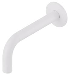 Waterevolution Flow afbouwdeel uitloop 10cm wastafelkraan mat wit T167510BR