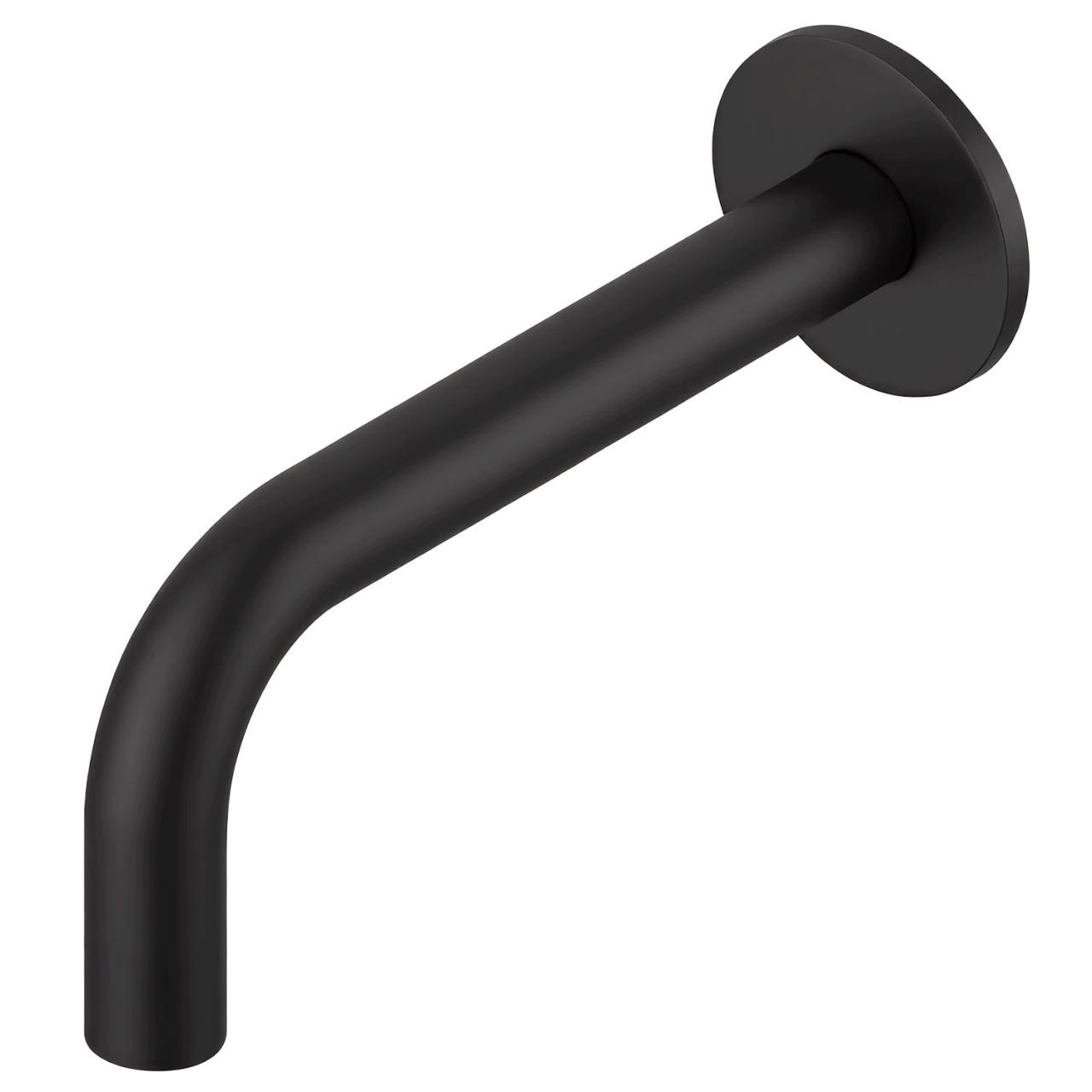 Waterevolution Flow afbouwdeel uitloop 10cm wastafelkraan mat zwart T167510PR