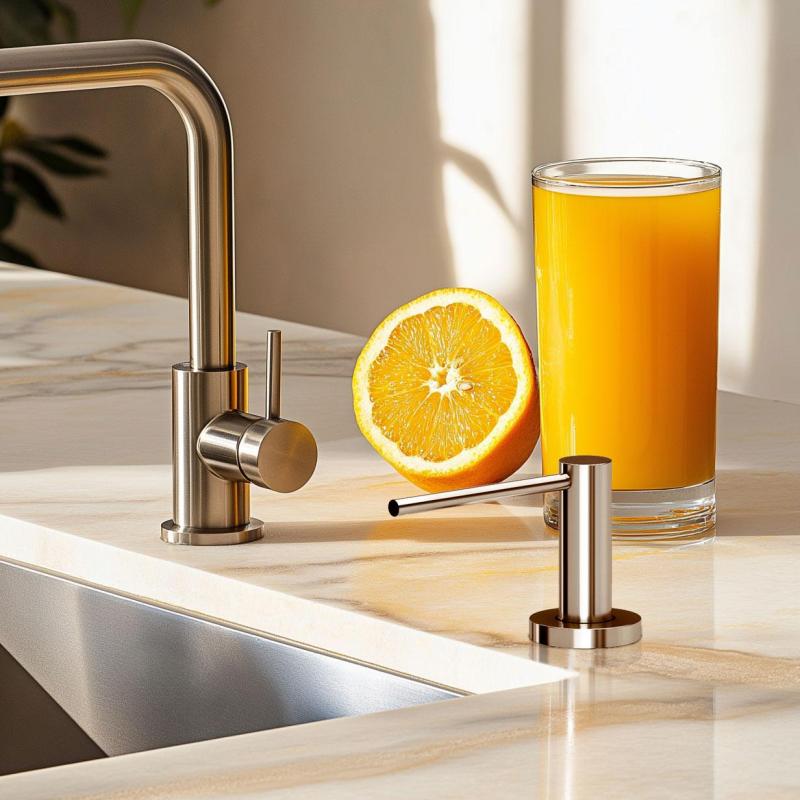 Quadri Swindon Luxe Inbouw Zeepdispenser chroom van boven navulbaar 1208956049