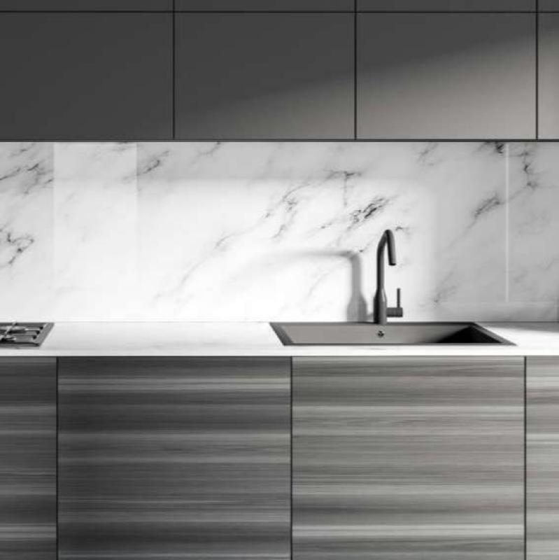 Witte Spoelbak 40x40 cm Onderbouw, Opbouw en Vlakinbouw  met RVS plug 1208956392