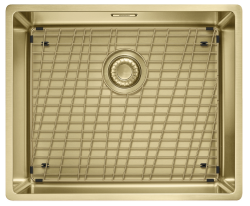 Franke Mythos Masterpiece BXM 210.50 PVD Goud Spoelbak 500x410mm Vlakbouw en Onderbouw 127.0674.362