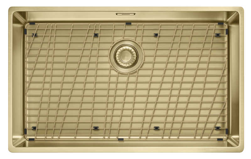 Franke Mythos Masterpiece BXM 210.68 Grote PVD Goud 685x410mm Vlakbouw en Onderbouw  Spoelbak 127.0674.533