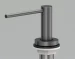 Quadri Swindon Luxe Inbouw Zeepdispenser gun metal van boven navulbaar 1208957212