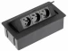Indux Flip Medium stopcontact penaarde in het werkblad of bovenkast mat zwart met 3 stopcontacten 1208957434