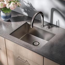 Waterevolution Flow 2-gats keukenmengkraan Gunmetal PVD T151GME
