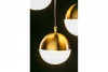 Decor Abies messing gouden moderne hanglamp met ronde metalen lampenkamp 7597