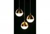 Decor Abies messing gouden moderne hanglamp met ronde metalen lampenkamp 7597