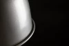 Decor Zenit metalen koepelvormige grijze hanglamp met metallic afwerking 4895
