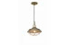 Decor Solen hanglamp industriele vorm met gouden rooster  26,5 cm 2362