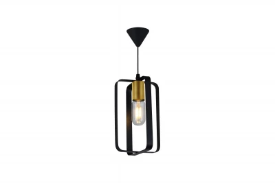 Decor Oxalis hanglamp met zwart metalen frame in geometrische vorm 13 cm  3185