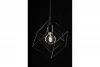 Decor Rosa zwarte geometrische hanglamp bestaande uit 2 zwarte kubussen 3437
