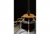 Decor Goa zwarte hanglamp met decoratief gouden frame 3499