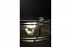 Decor Lars zwarte hanglamp met industrieel zwart rooster 26 cm 2233