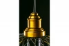Decor Viela zwarte draadvormige metalen hanglamp bolvorm 6972