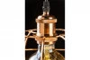 Decor Viela draadvormige hanglamp bolvorm koper 27,5 cm 7047
