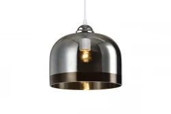 Decor Marite cilindrische zwarte hanglamp glas 23,5 cm 7122