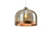 Decor Marite cilindrische amber kleurige hanglamp glas 23,5 cm 7146