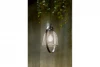 Decor Xalis hanglamp zwarte draadkap met metalen rand 18,5 cm 7320