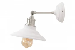 Decor Loret verstelbare witte wandlamp 20 cm 7871