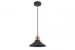 Decor Loret tijdloze zwarte hanglamp 20,5 cm 8731
