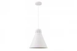 Decor Gianni stijlvolle volledig witte hanglamp 32 cm 8112