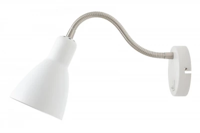 Decor Etore witte wandlamp met metalen arm 11 cm 1952