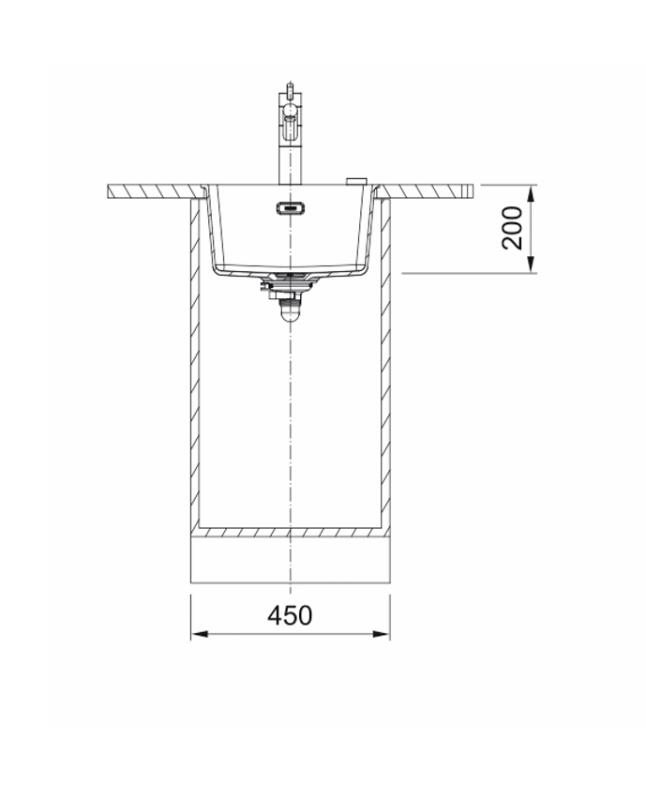 Franke Maris MRG 110-37 Fragranite black edition mat zwarte spoelbak onderbouw