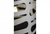 Decor Marisa grijze hanglamp met taps toelopende horizontale tussenruimten max. 3 lichtbronnen doorsnee 40 cm 2607