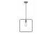 Decor Lija grijze eenpunts vierkante hanglamp 2836