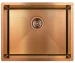 Aquadesign Sinks copper RVS spoelbak koper kleur PVD 50x40 onderbouw vlakbouw en opbouw 1208957700