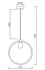 Decor Fija grijze ronde eenpunts hanglamp 2935