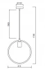 Decor Fija witte ronde eenpunts hanglamp 2898