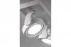 Decor Wally plafondlamp of wandlamp wit in bewegende kop 2 lichtbronnen 4373