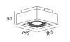 Decor Loid functionele zwarte 1-punts plafondlamp met 1 lichtbron 4687