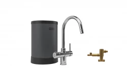 Franke Maris boiler 3-1met Twist kokend water kraan met waterhub mengset chroom inclusief filter 1208957940