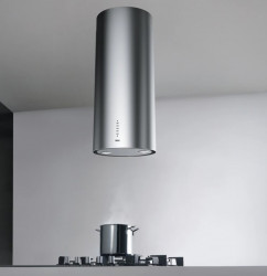 Franke Mythos Tube vrijhangende RVS afzuigkap plafondbevestiging 37cm doorsnee 335.0588.221