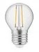 Decor Lumiere ronde led lamp E27 Filament neutraal wit 3000K Helder glas 45mm